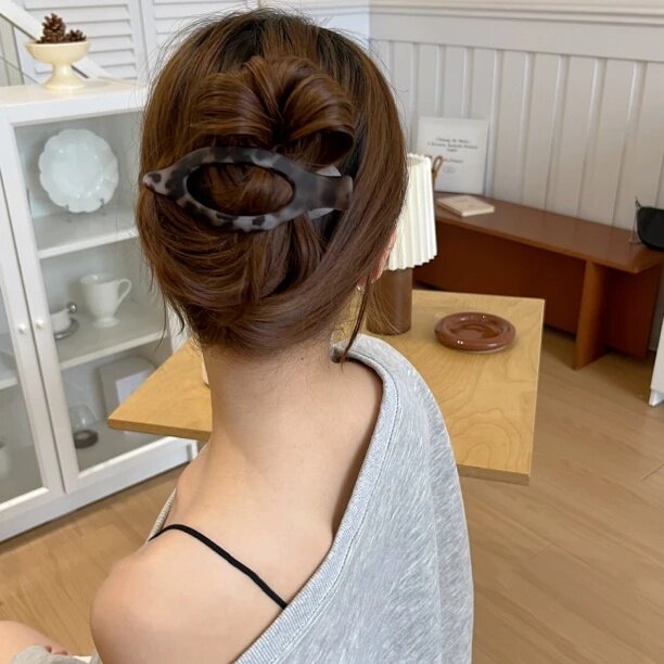 大号发夹后脑勺盘发鸭嘴夹一字夹