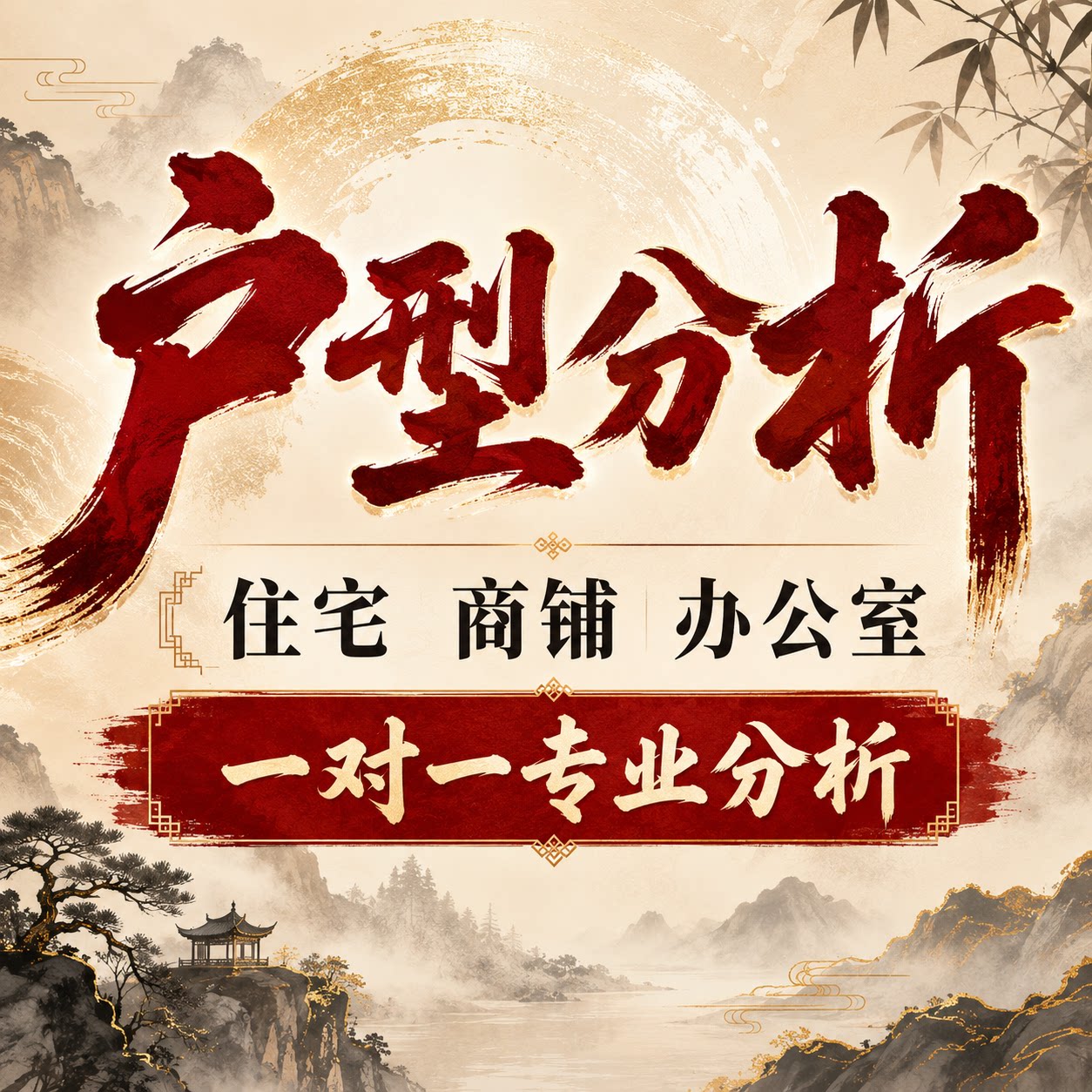 看房子买楼房选房户型图分析家居房屋布局办公室住宅风咨询水师傅