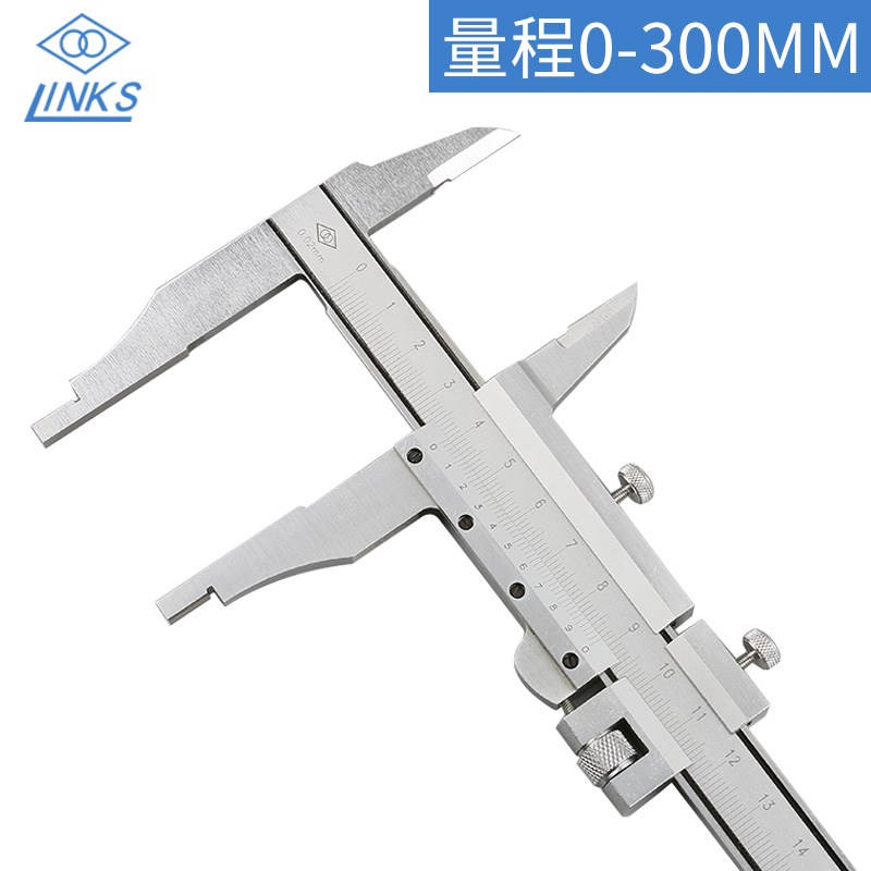 哈量游标卡尺0-150MM油标不锈钢线卡高精度0.02工业级0-200-300