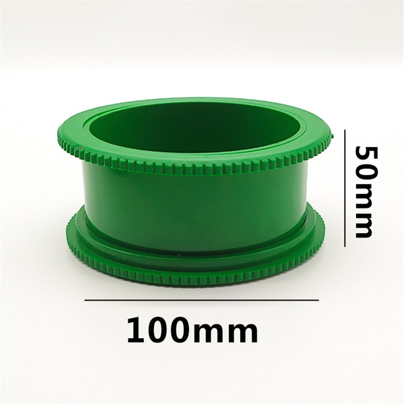 可拆50*100*150*200氯离子通电模具塑料绿色电通量试混凝土圆柱体