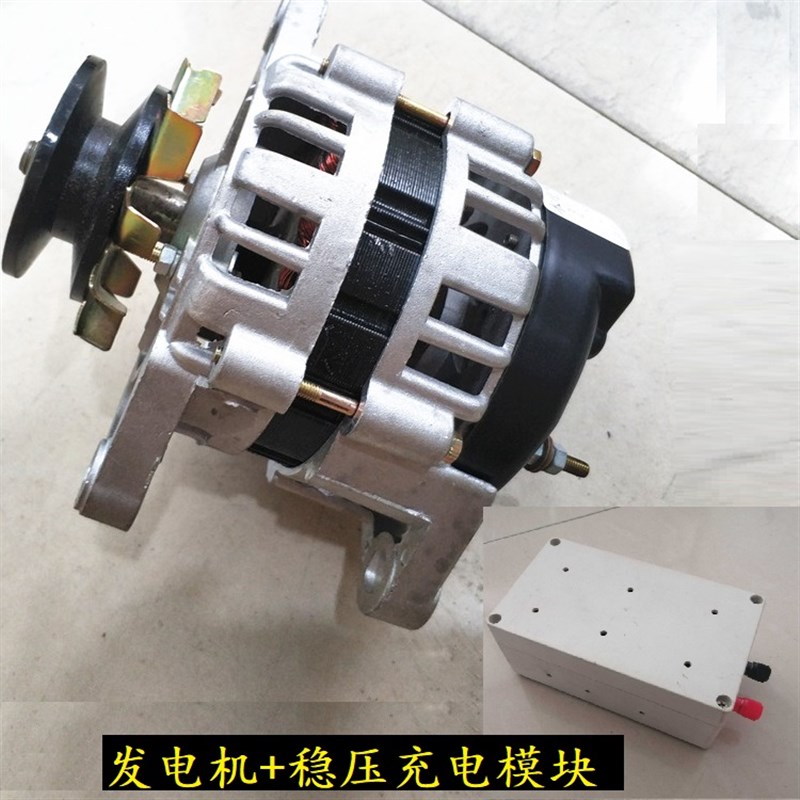 2000瓦12V24V14V28V36V48V60V72V伏纯铜线大功率永磁直流发电机
