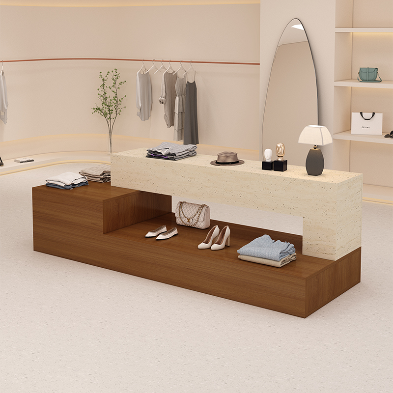 服装店中岛展示柜女装店