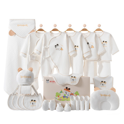 Cotton Newborn Baby Clothes Gift Box Summer Set Short Sleeve
