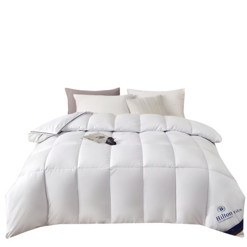 Hilton Hotel Feather Velvet Quilt, Imitation Goose Velvet Qu