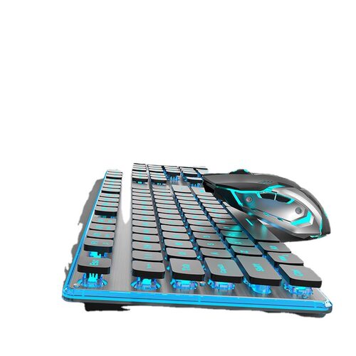 Wireless keyboard and mouse set, silent, ultra-thin, high ae