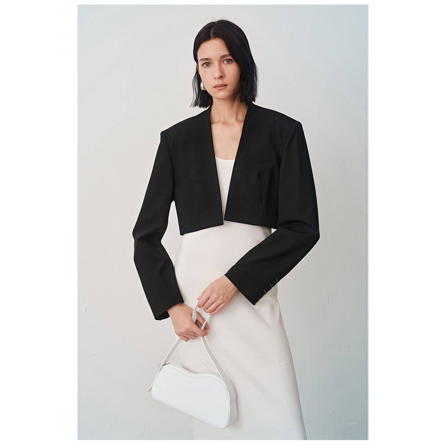 CHICC3垂挺精纺短款西装