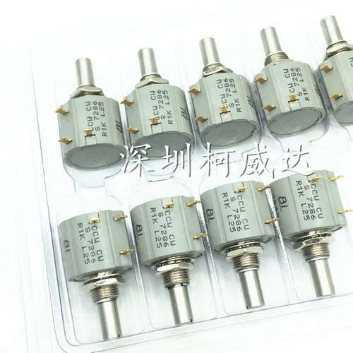 全新原装美国BI精密多圈线绕电位器7286 R1K 2K 5K 10K L.25 10圈