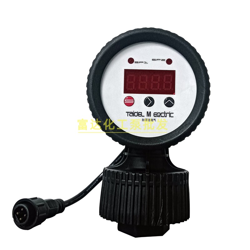 数显电接点智能数字电子压力表高精度pp隔膜耐腐蚀RS485控制开关