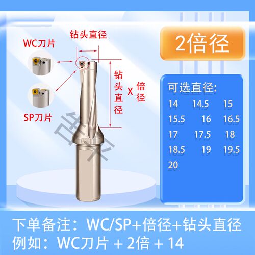 u钻刀杆暴力钻u转钻头WC刀片平底深孔u钻车床用数控喷水快速钻头