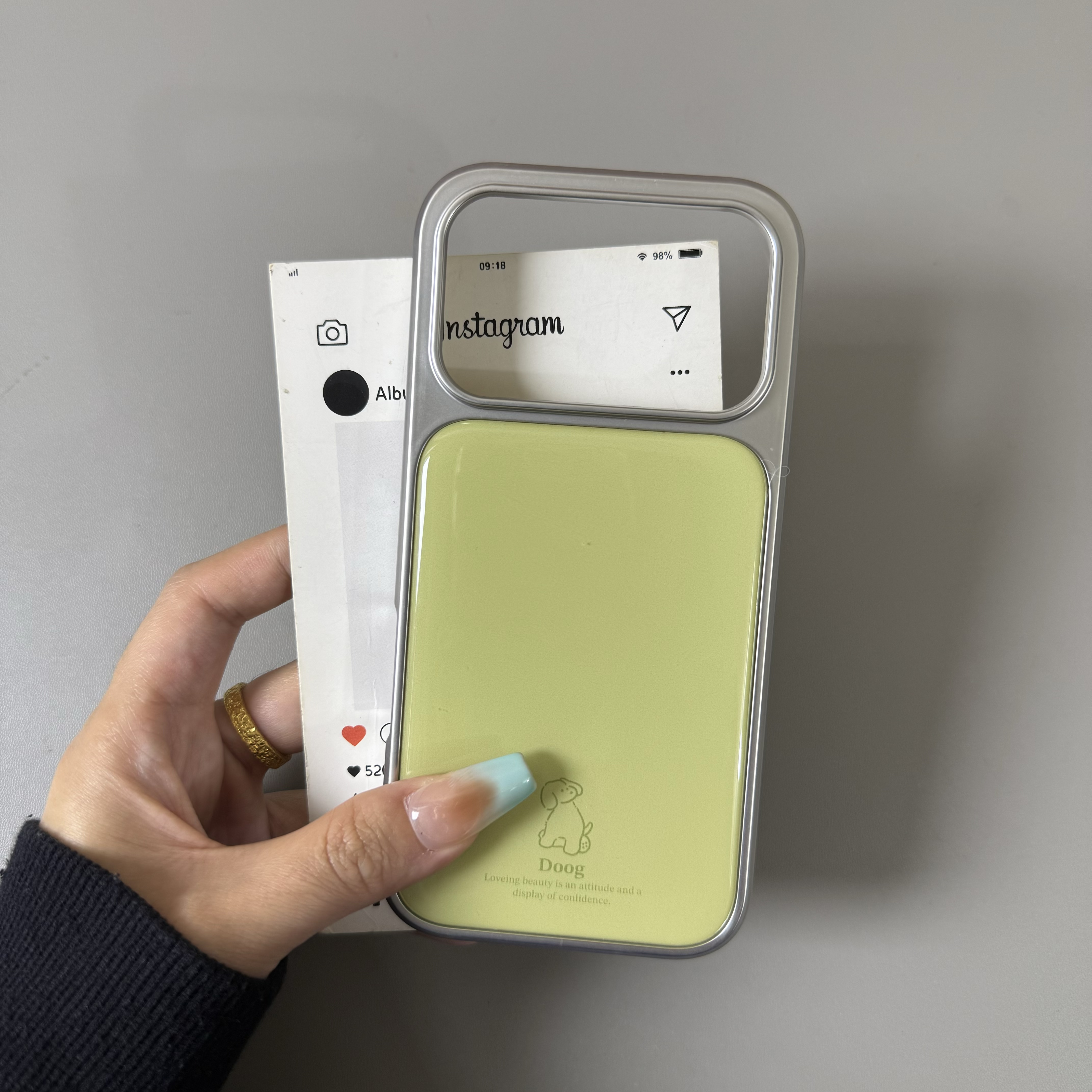 ins抹茶绿线条小狗滴胶壳适用iPhone17手机壳16promax苹果15/14/13卡通可爱
