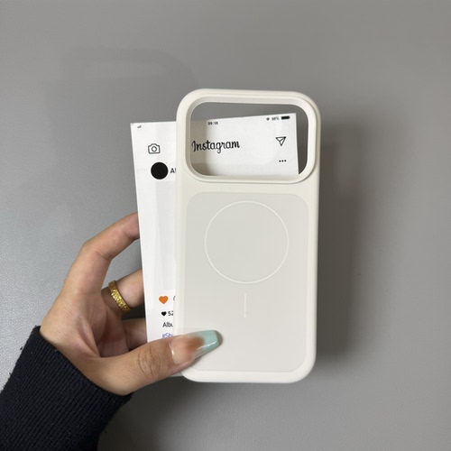 小众ins古董白液态磁吸壳适用iPhone17pro手机壳苹果17promax纯色高级韩系