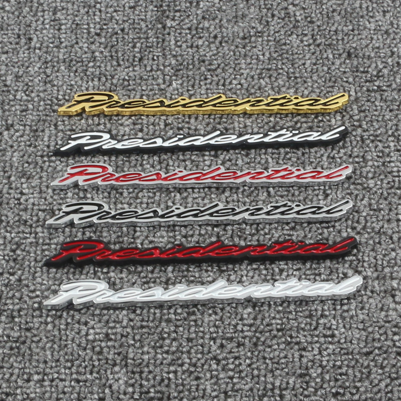 适用林肯MKZ大陆航海家MKX冒险家飞行家改装车贴总统英文字车标