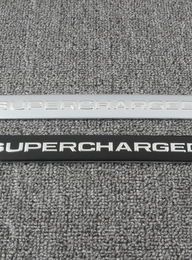 适用于车标揽胜发现神行者极光改装SUPERCHARGED增压标志车贴