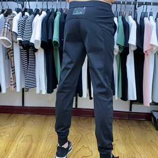 男士 透气运动裤 户外冰丝速干拼接休闲裤 百搭弹力修身 时尚 9920夏季