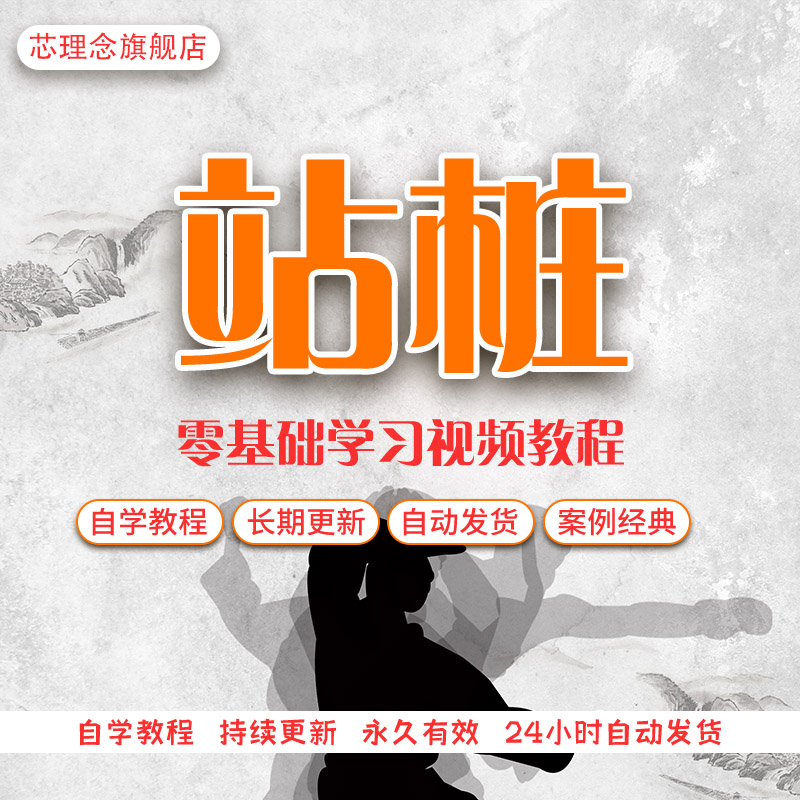 站桩视频教程教学培训课程在线自学儿童零基础从入门到精通教程