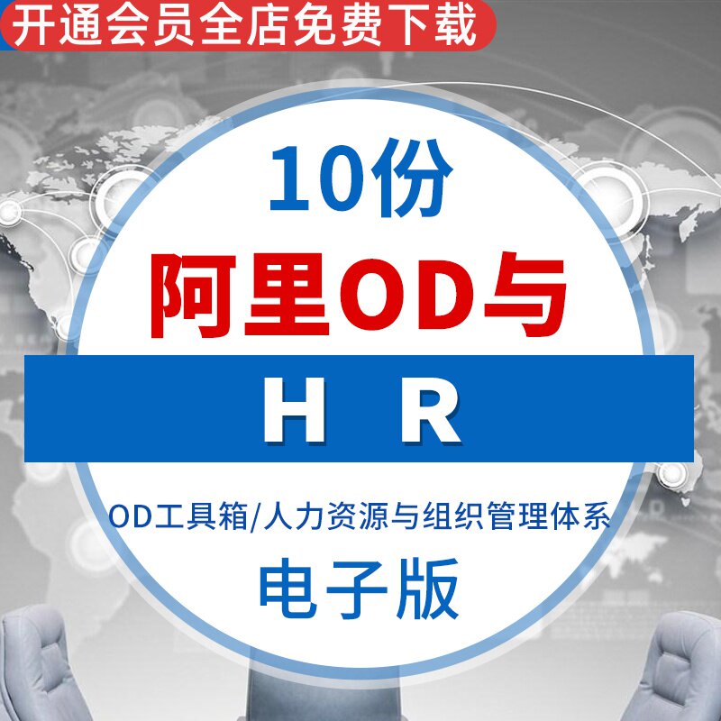 企业人力资源与组织管理体系OD工具箱企业组织战略规划组织能力hr OD工具箱组织战略人力资源与组织管理体系