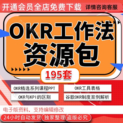 工作法目标与关键结果方案资料