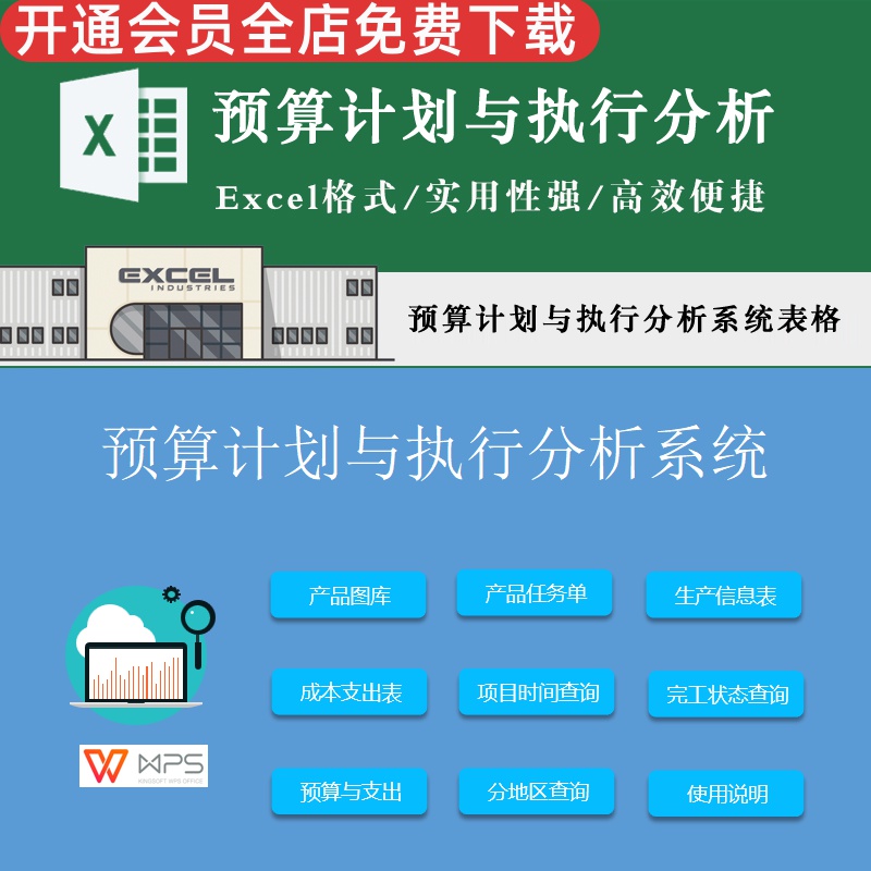 计划分析系统高效数据查询模板