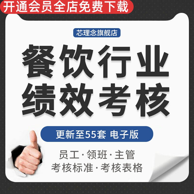餐饮行业绩效考核厨厅
