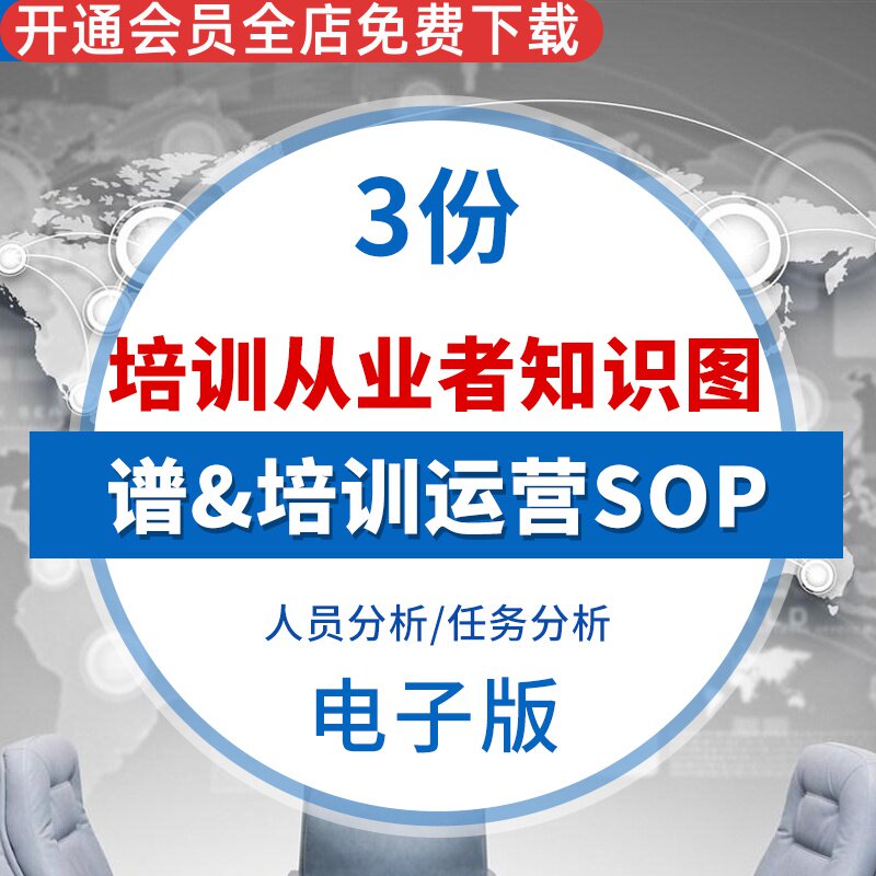 培训从业者知识图谱培训项目运营表单管理层讲师学员沟通话术人员分析任务分析