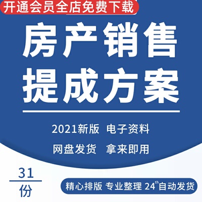 房产销售提成方案资料方案大全地产中介销售人员提成方案地产公司营销配置及佣金分配方案房产经纪人薪资提成