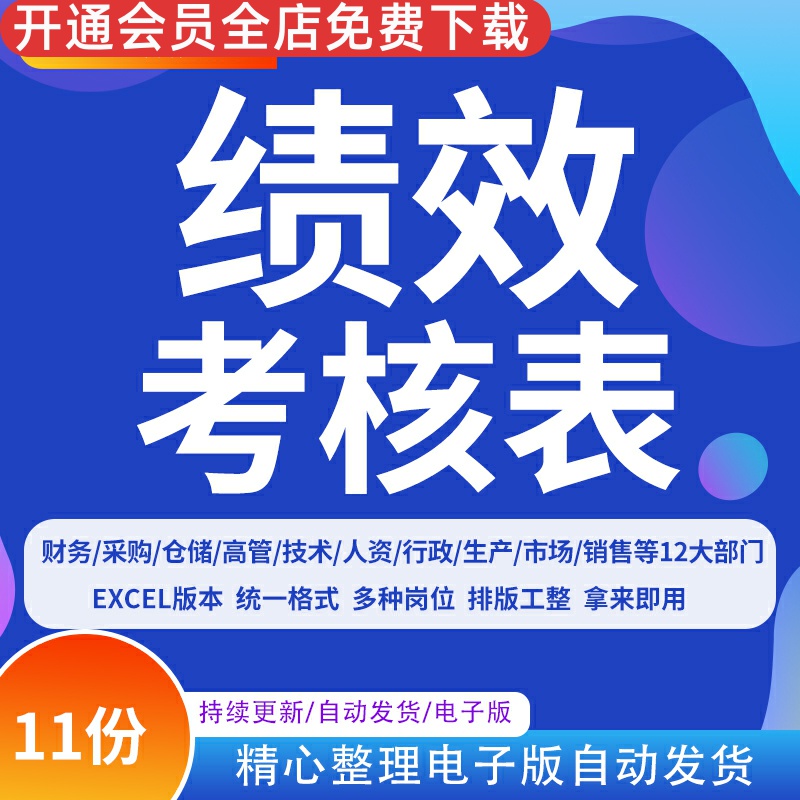 绩效考核kpi绩效指标考核