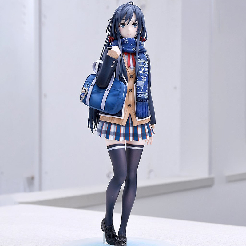 雪乃校服造型静态少女手办