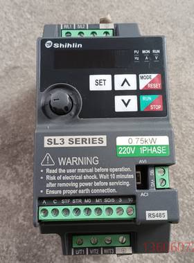 维修SL3-021-0.75K士林变频，0.75KW/220V，议价