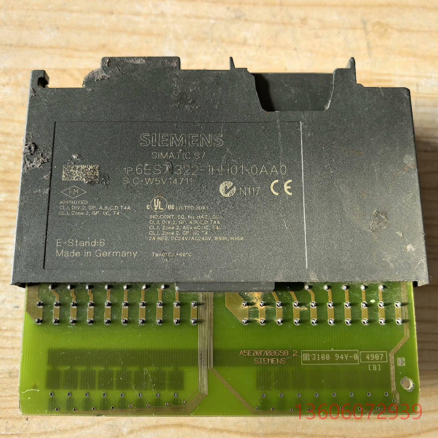 维修模块 6ES7 322-1HH01-0AA0 成色如图议价
