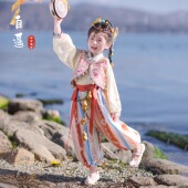 三件套唐装 女童汉服套装 儿童中国风女孩超仙新中式 2026新款 春夏装