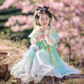 夏小女孩中国风襦裙连衣裙 儿童古风超仙古装 女童汉服春装 2026新款