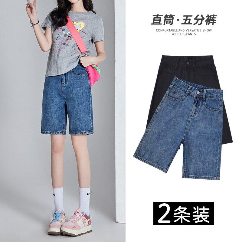 五分牛仔短裤女夏季2025