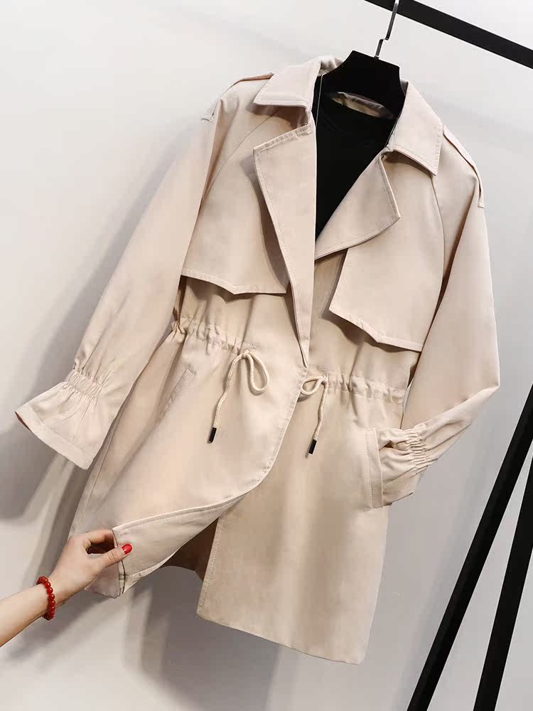 Super fat sister mm Extra large size Women's wear coat Western style spring clothes new pattern Thin coat woman leisure time Easy Mid length versionin the Women's clothing/Boutique , Large size women  category - from Buy2taobao.com to provide professional Taobao agent buy service