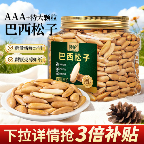 巴西松子特大级26年新货