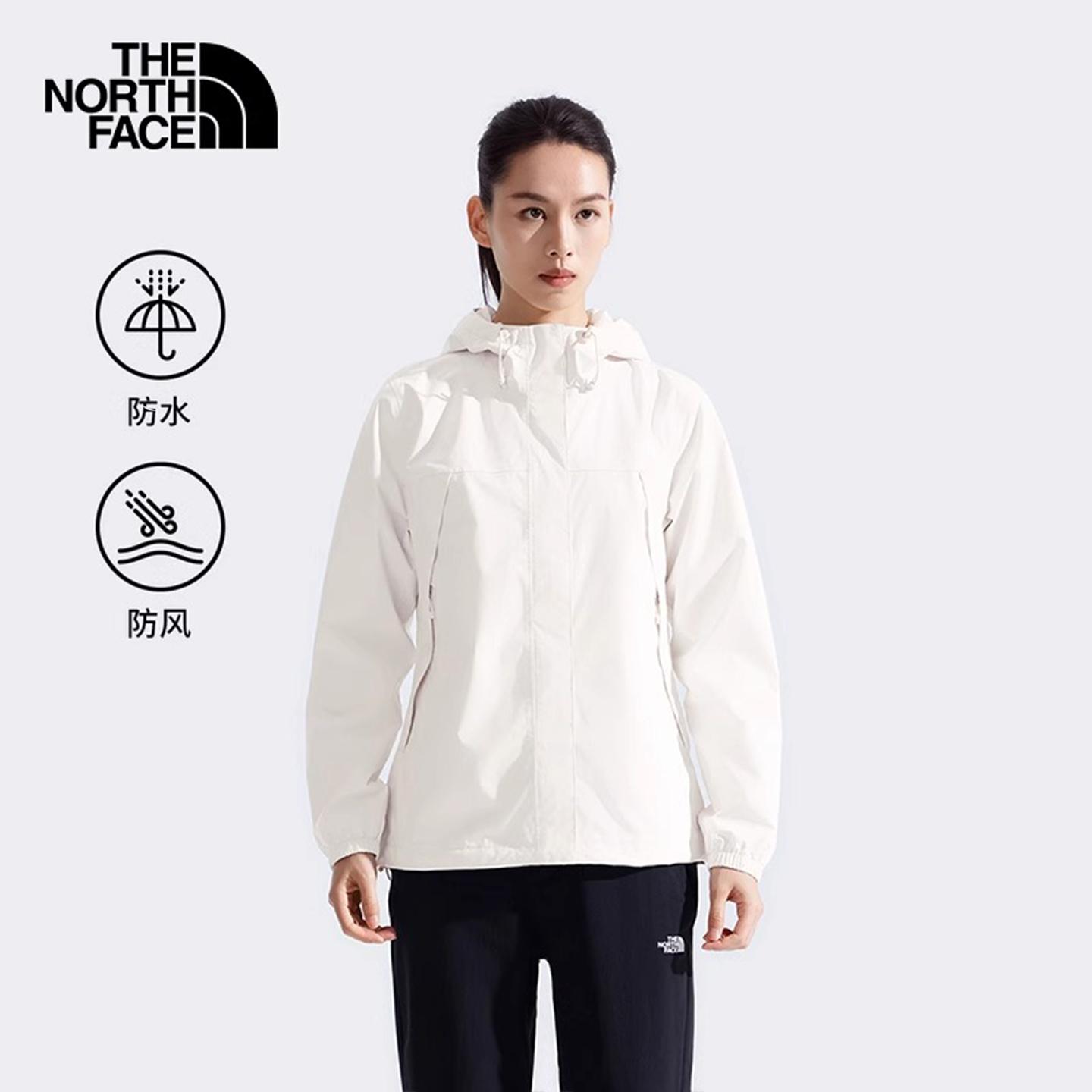 北面25秋冬新款硬壳冲锋衣女