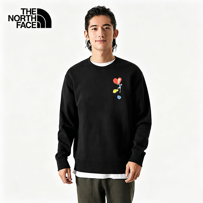 TheNorthFace北面卫衣男女同款26春夏新款户外休闲圆领针织衫8GY7