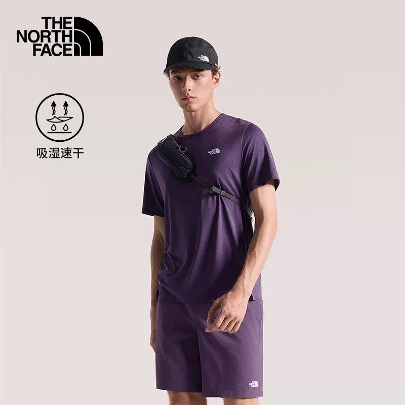 TheNorthFace北面速干衣男2026春夏新款户外透气轻薄短袖T恤8BYJ图片