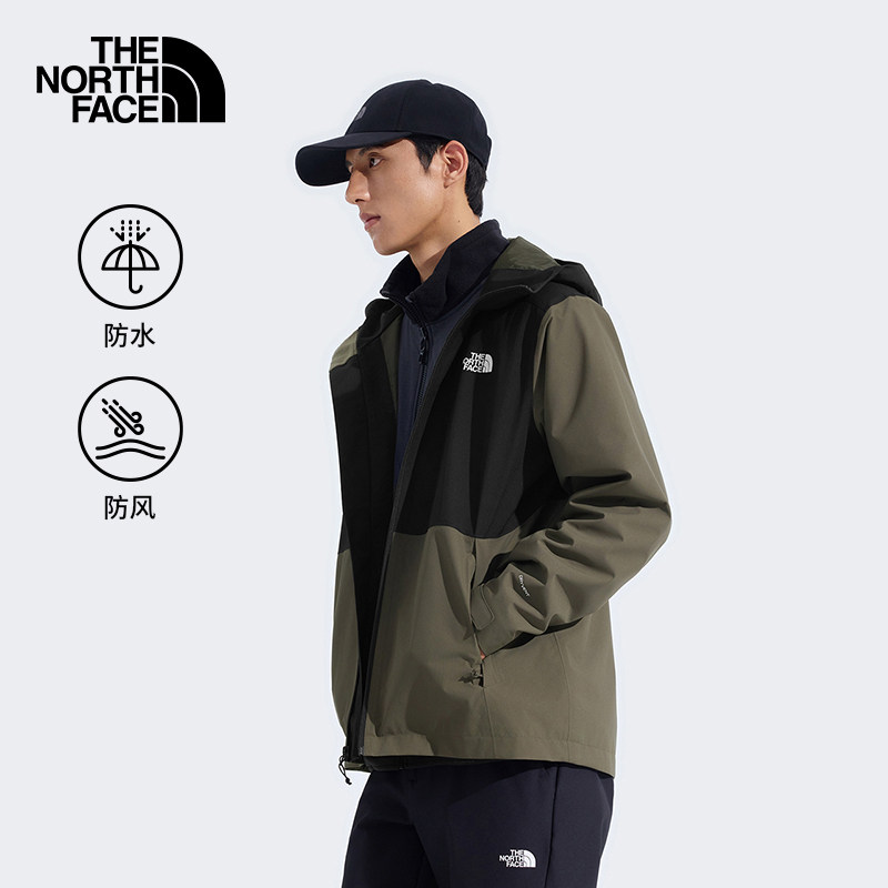 TheNorthFace北面冲锋衣男2026春夏新款户外徒步防水硬壳外套8JSQ图片