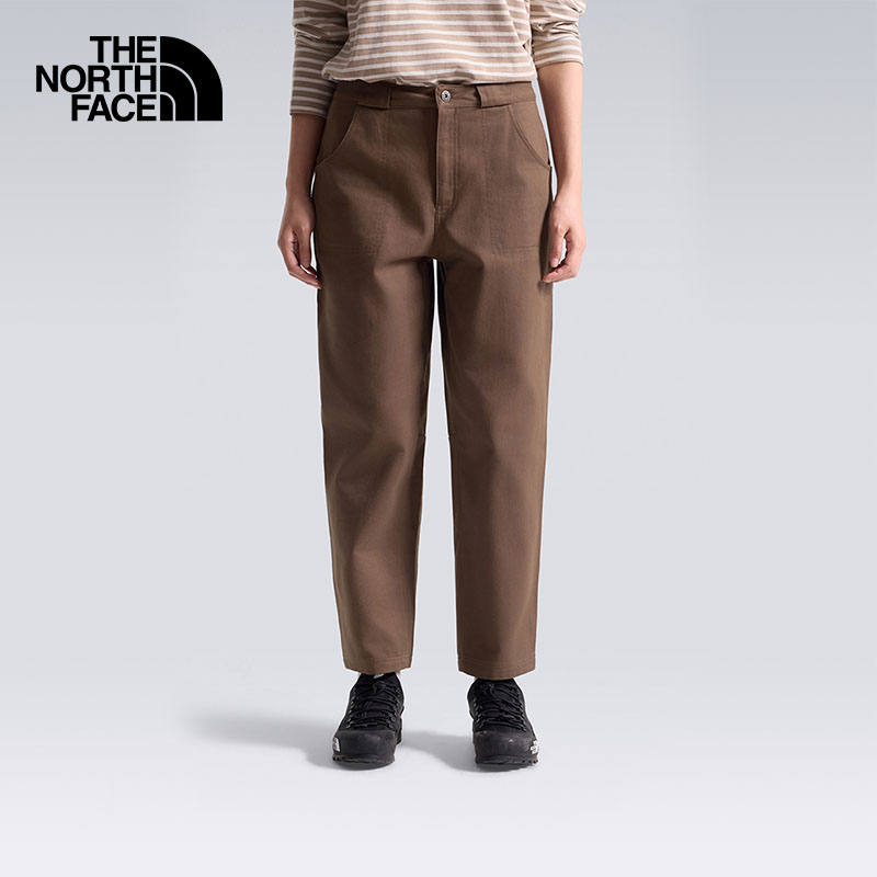 TheNorthFace北面纯棉长裤女2026秋冬新款户外舒适透气休闲裤8KFJ