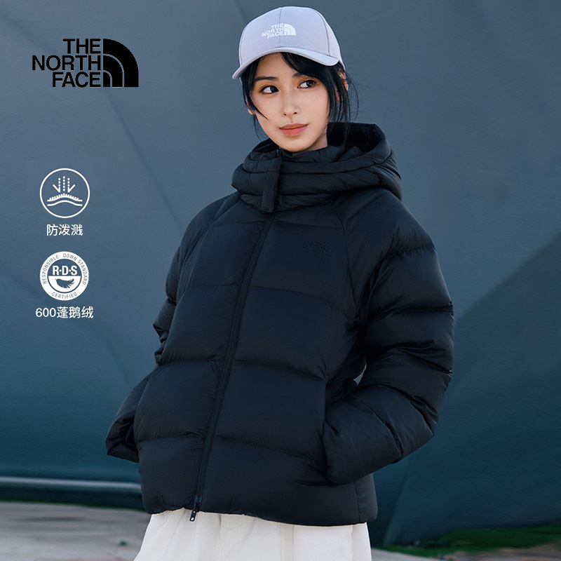 TheNorthFace北面羽绒服女25秋冬户外防风保暖600蓬鹅绒外套8ENC