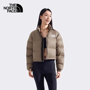TheNorthFace北面ICON短款 羽绒服女秋冬防泼水潮牌鹅绒外套5GGE