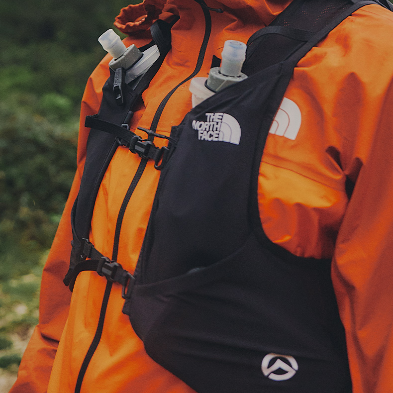 北面越野跑徒步登山水袋包