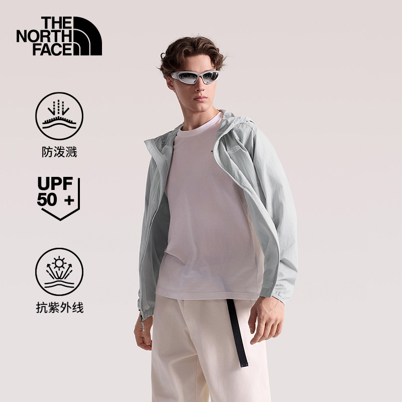 北面防晒衣男户外防风透气UPF50+图片