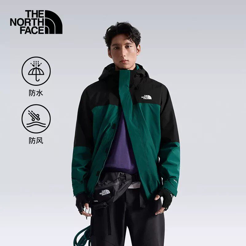 TheNorthFace北面三合一冲锋衣男26春夏户外抓绒内胆防水外套89ZP