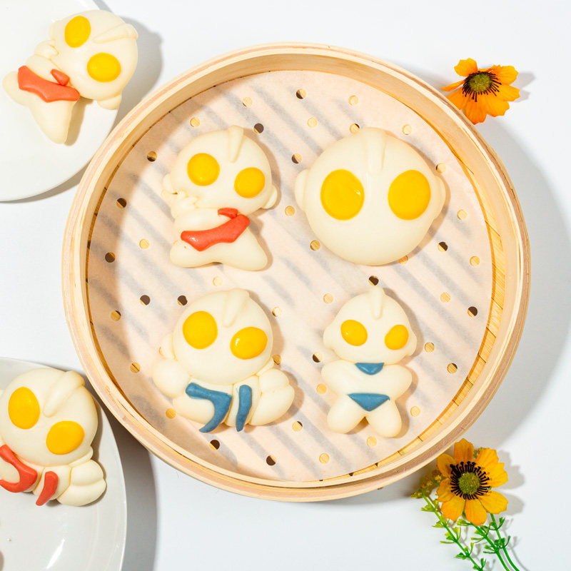 贝优贝比奥特英雄果蔬馒头婴儿早餐辅食儿童包子食品半成品营养