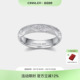 CINNLER「白山茶 香颂曲」菱格拉丝工艺925银设计感气质小众戒指