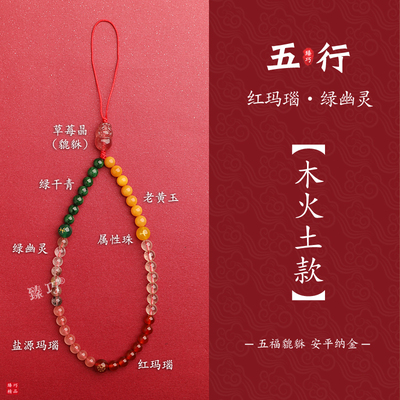 爆款貔貅纳金手机链挂件