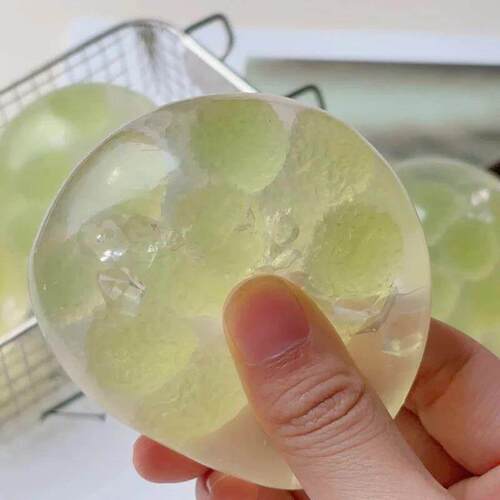 Grape Squishy Ball - ASMR Slow Rebound Stress Relief Toy, So