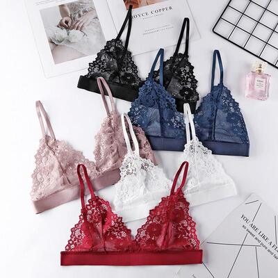 1 Pcs Sexy Bra For Woman Lace Thin Underwear Female Transpar