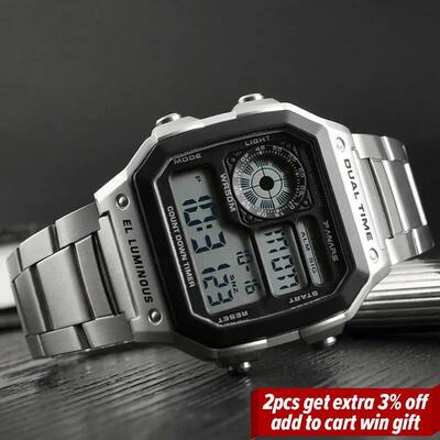 Reloj Deportivo Digital Men Watches Men 5BAR Waterproof Spor